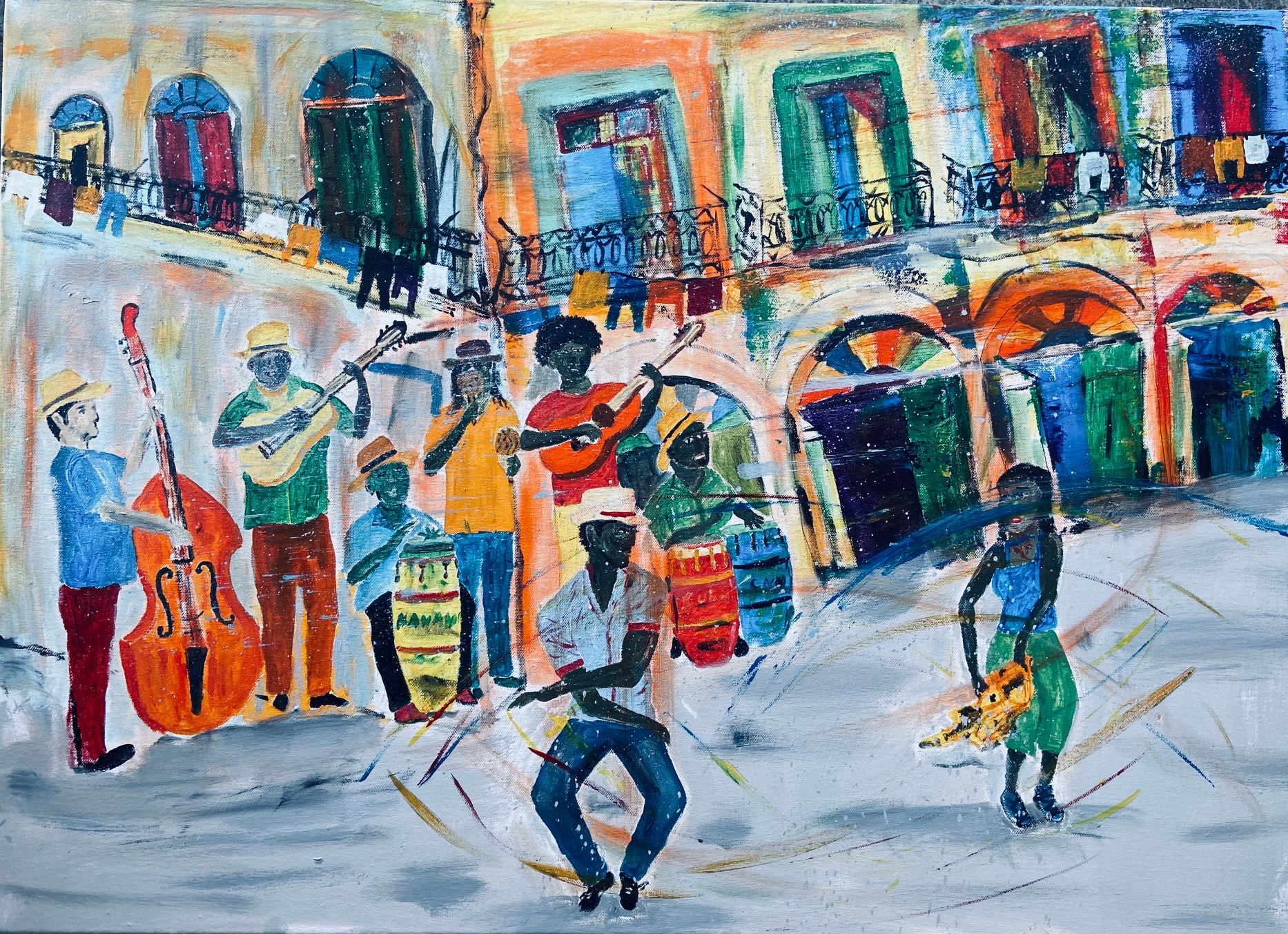Colorful rumba